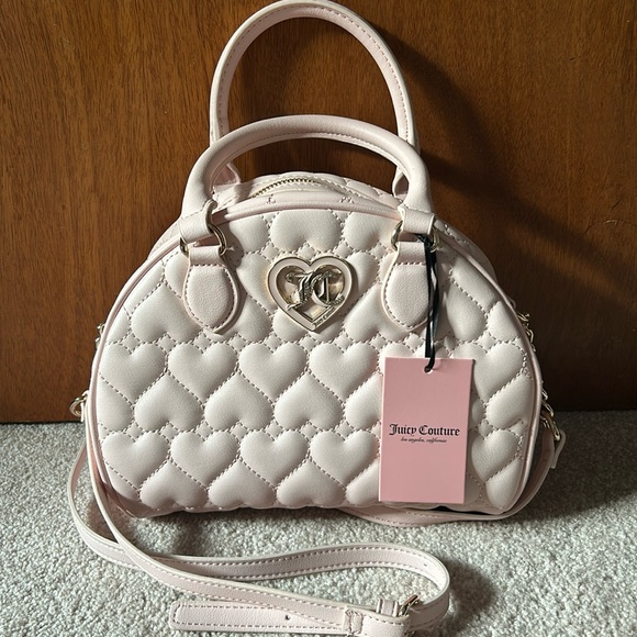 Juicy Couture Purse Light Pink Heart - Picture 1 of 3
